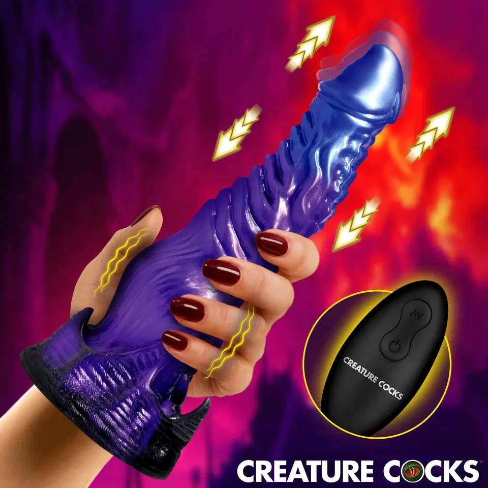 Diabolos Thrusting and Vibrating Dildo