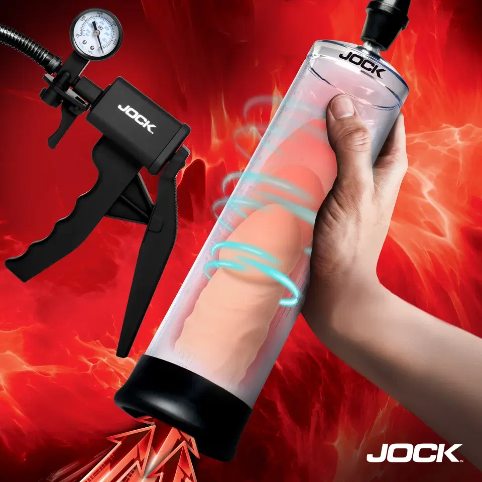 Pump Up Penis Pump with Gauge and Trigger Handle
