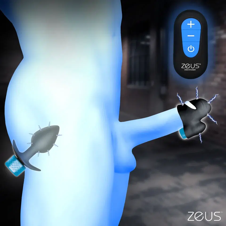 Anal Plug and Head Teaser E-Stim Kit