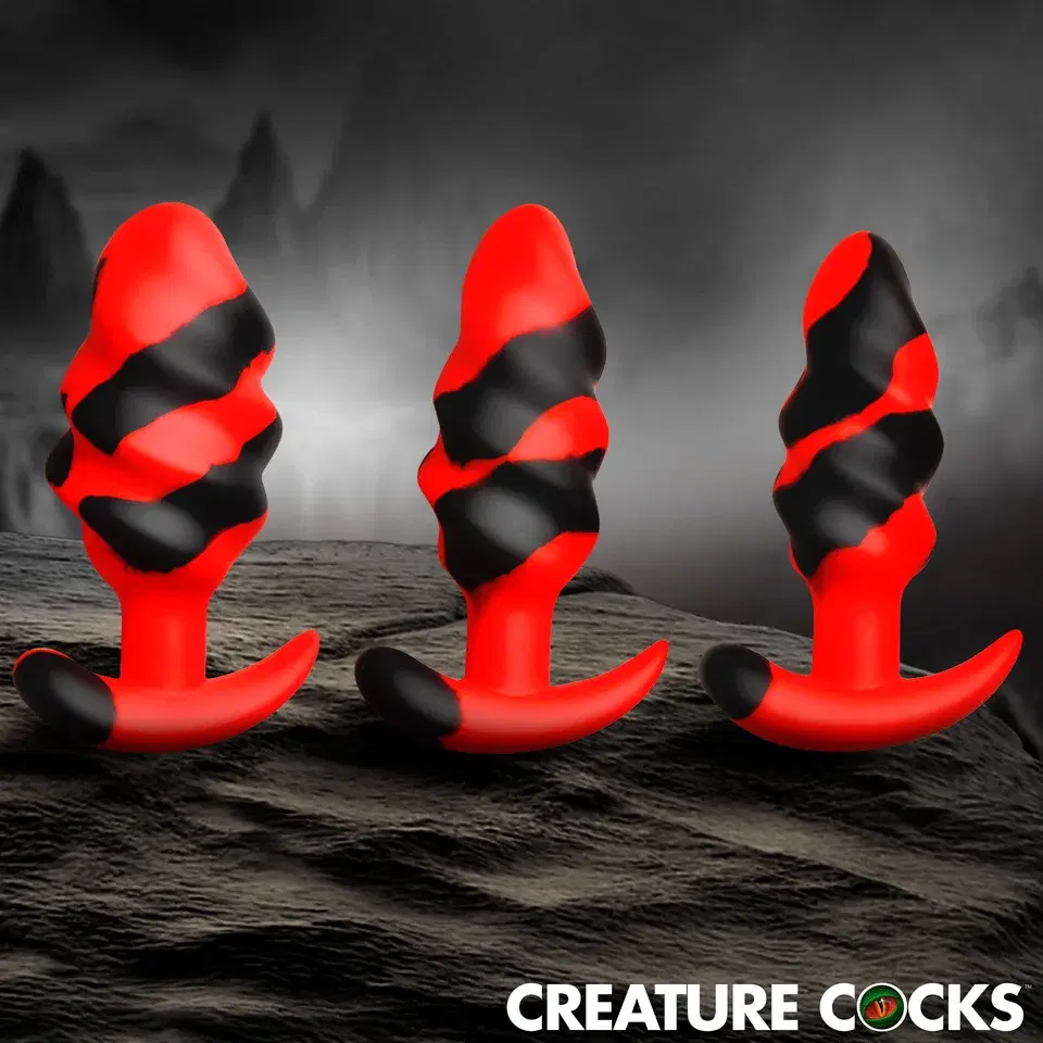Dragon Trainer Silicone Butt Plug Set