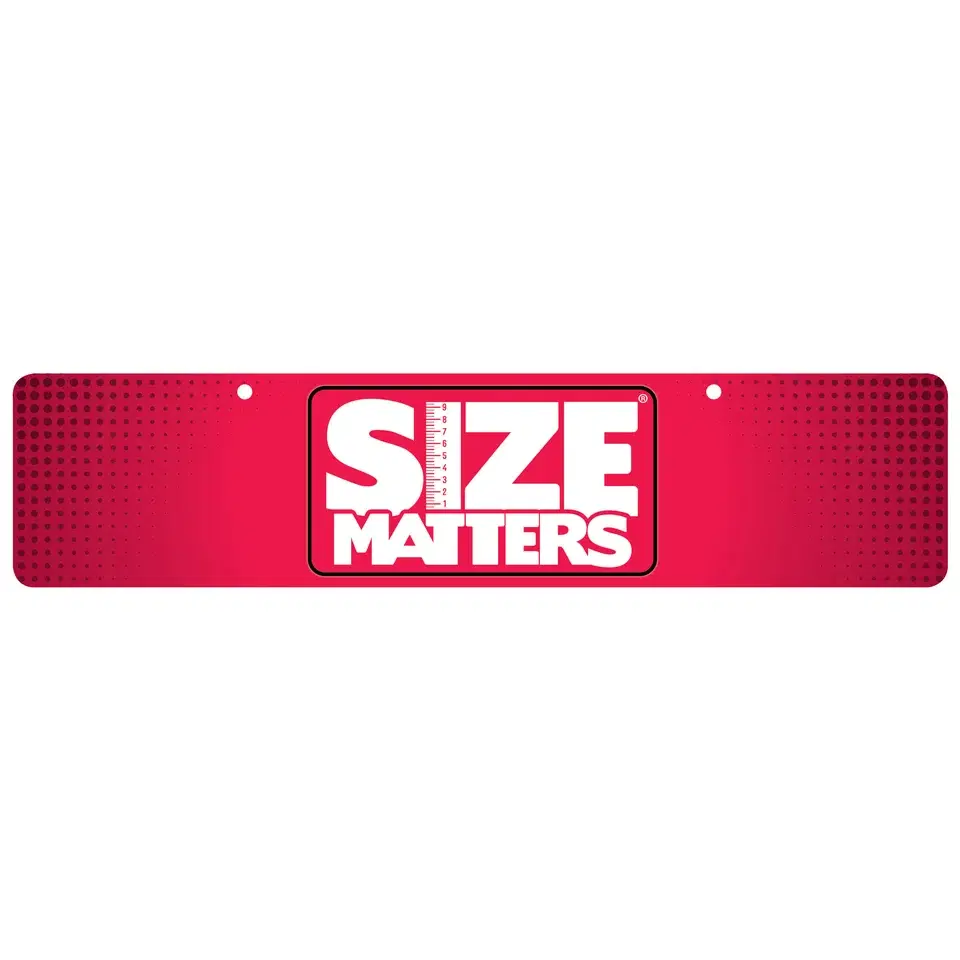 Size Matters Display Sign