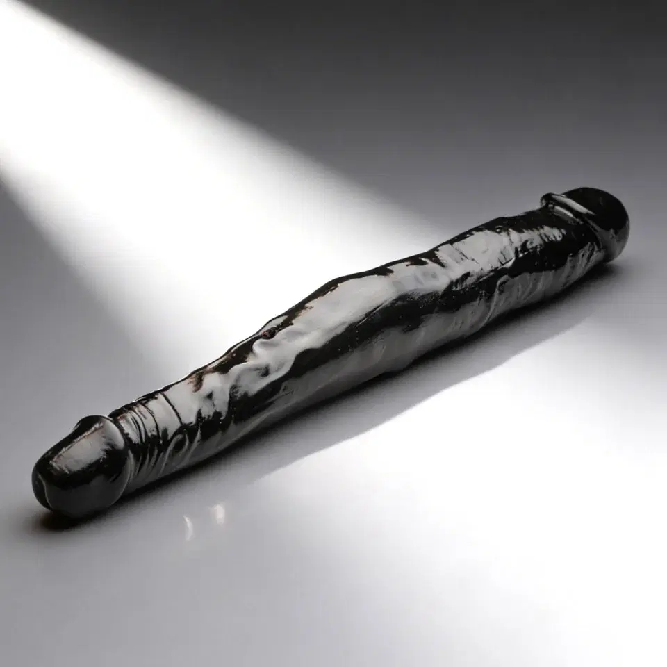 JOCK 13 Inch Tapered Double Dong Black