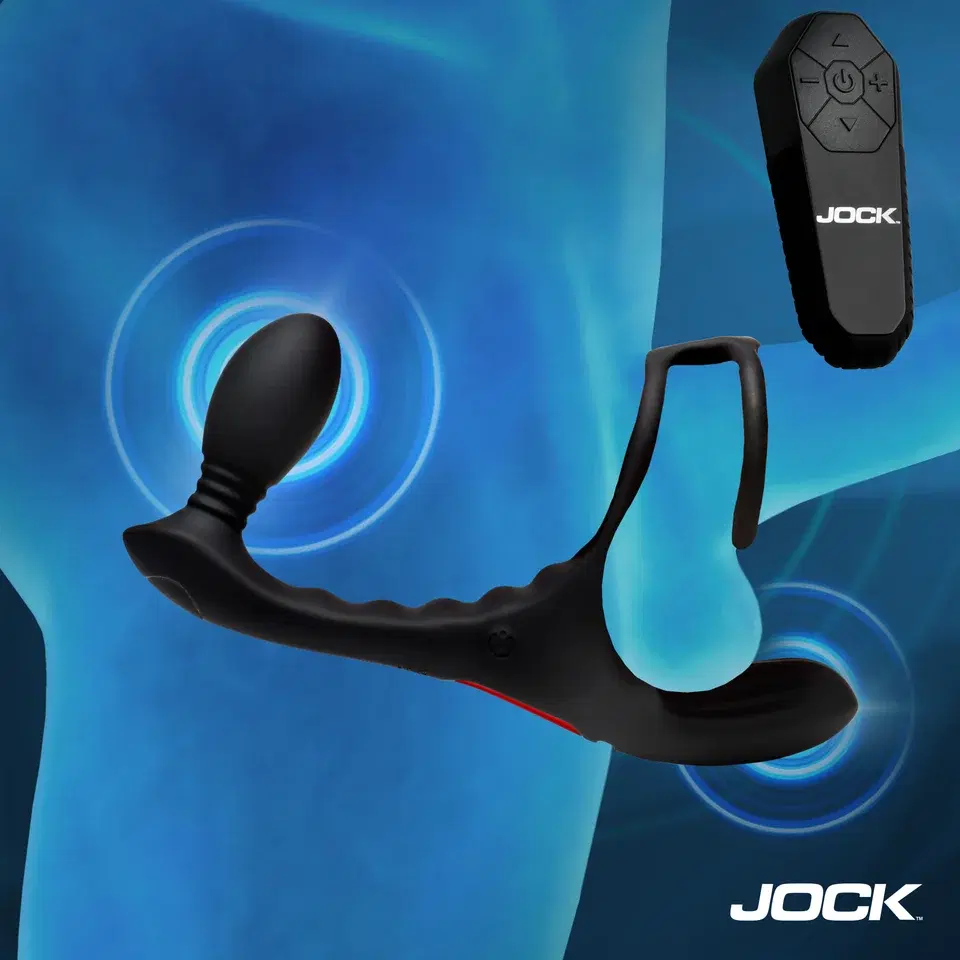 Triple Rush Vibrating C-Ring and Anal Plug w/ Remote